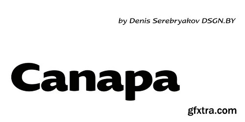 Canapa Font Family - 10 Fonts