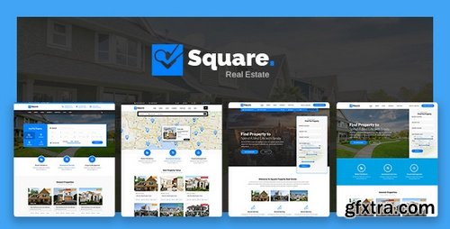 ThemeForest - Square - Professional Real Estate PSD Templates - 18725582