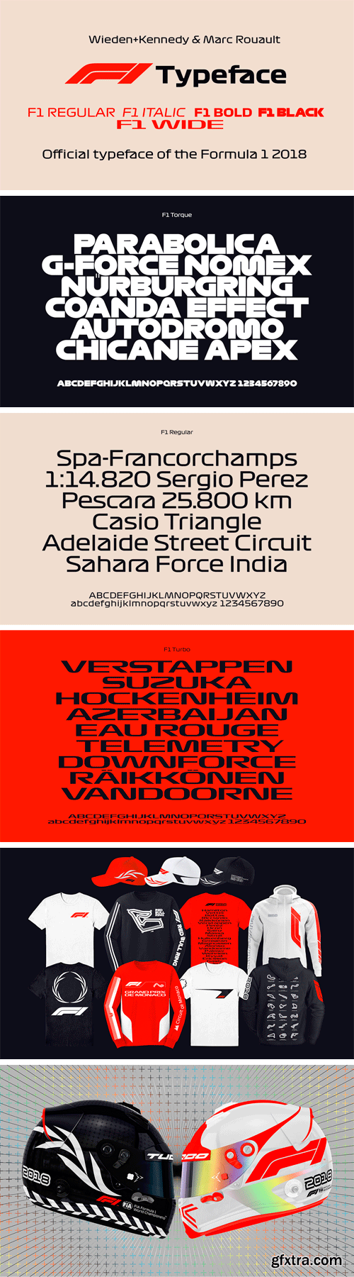 Formula 1 Display - Official Typeface of the Formula 1 2018