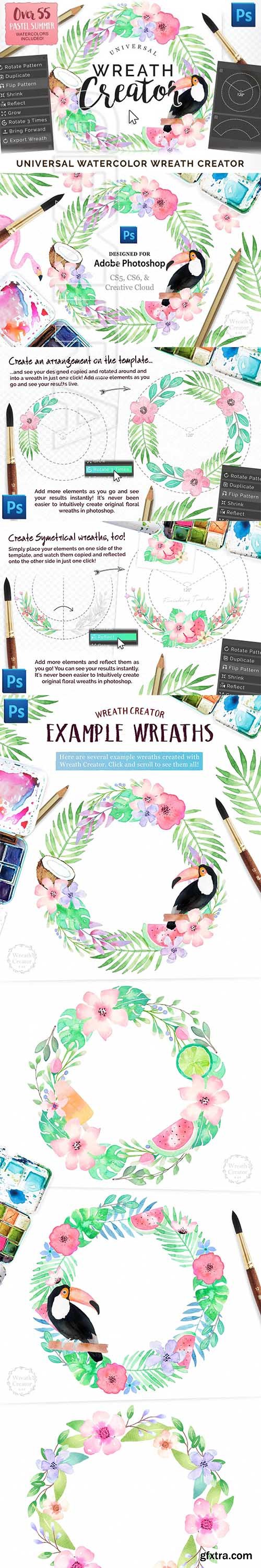 CreativeMarket - Universal Wreath Creator Pro 2805021