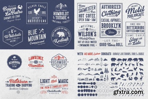 123 Best-Selling Fonts & 552 Premium Graphics and Logos