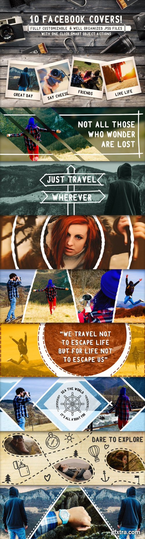 CreativeMarket Full Travel Branding Kit 1483281