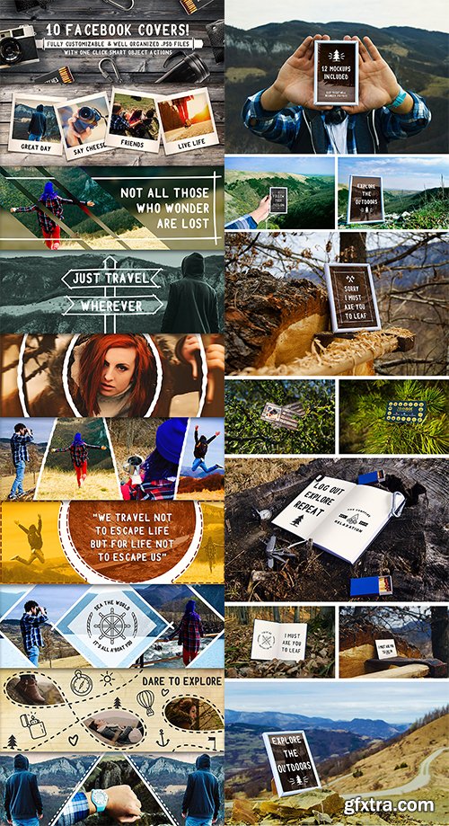 CreativeMarket Full Travel Branding Kit 1483281