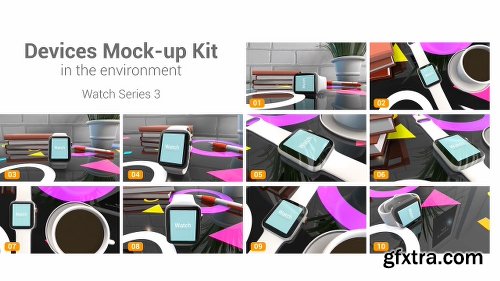 Videohive Devices Mock-up Kit in Environment 21988150