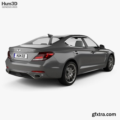 Genesis G70 2018 3D Model