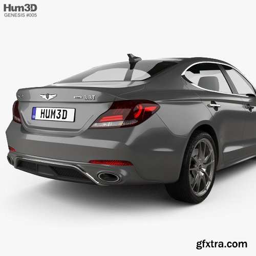 Genesis G70 2018 3D Model