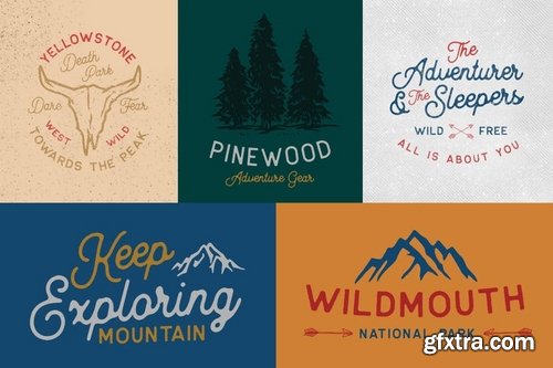 OUTDOOR Logo Creator (Bonus 2 Fonts)