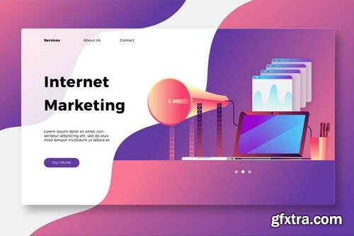 Internet Marketing - Banner & Landing Page