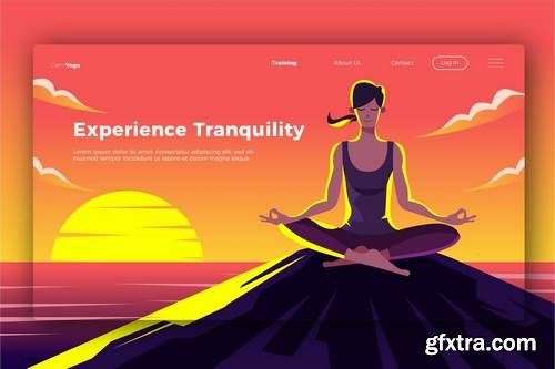 Yoga - Banner & Landing Page