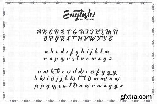 CreativeMarket The English Font - Vintage Lettering 2907889