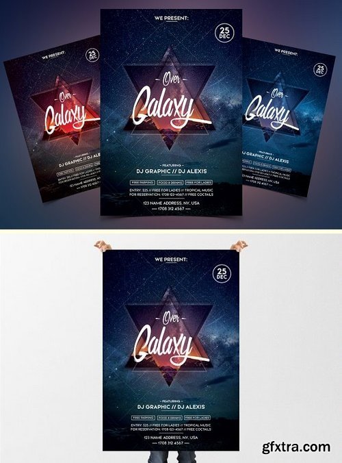 CM - Over Galaxy - Event PSD Flyer 2127110