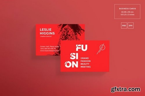 Fashion Meeting Business Card Template