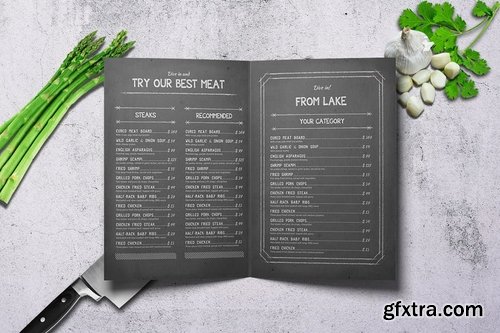 Wild Forest Bifold A4 & US Letter Menu