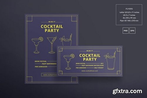 Cocktail Party Flyer Template