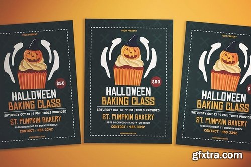 Halloween Baking Class Flyer