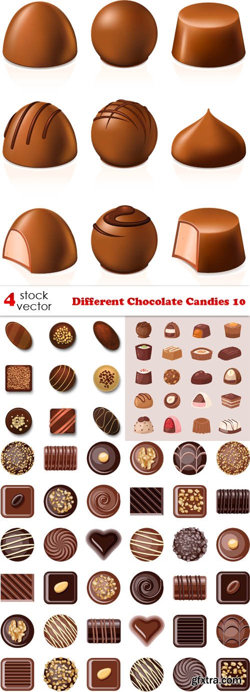 Vectors - Different Chocolate Candies 10
