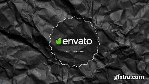 Videohive Black Paper Logo 22539831