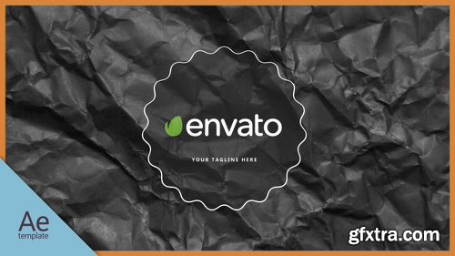 Videohive Black Paper Logo 22539831