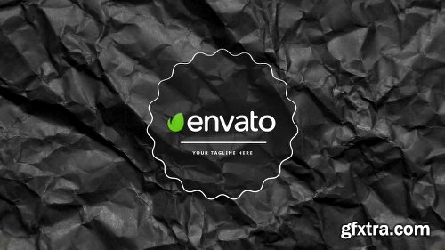 Videohive Black Paper Logo 22539831