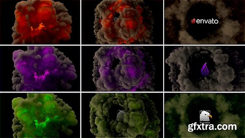 Videohive Massive Fire And Smoke Explosion 15437257