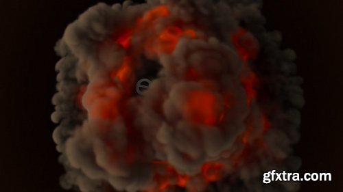 Videohive Massive Fire And Smoke Explosion 15437257