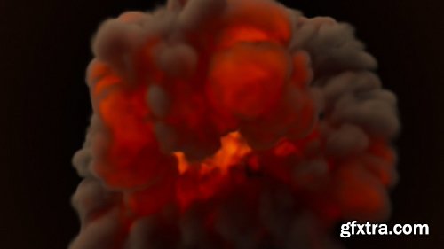 Videohive Massive Fire And Smoke Explosion 15437257