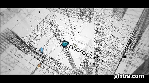 Videohive Wireframe 3D Grid 15402691