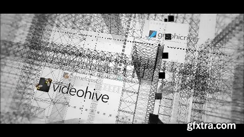 Videohive Wireframe 3D Grid 15402691