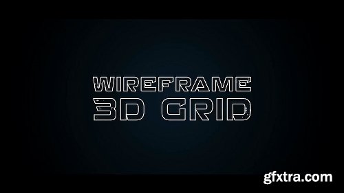 Videohive Wireframe 3D Grid 15402691