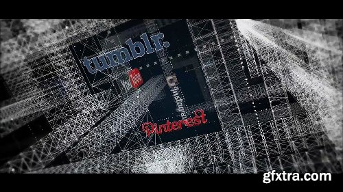 Videohive Wireframe 3D Grid 15402691