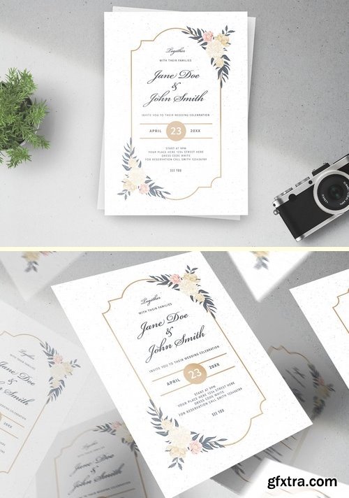 CM - Floral Wedding Invitations 2910038