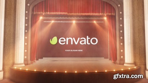 Videohive Theatre Curtain Logo 13079433