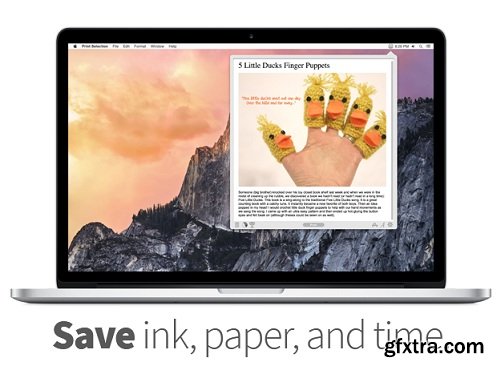 Print Selection 1.3.3 macOS