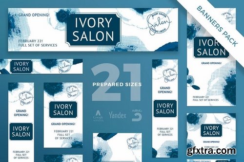 Beauty Salon Banner Pack Template