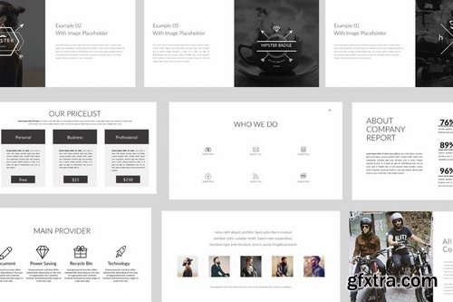 Hipster - Powerpoint and Keynote Templates