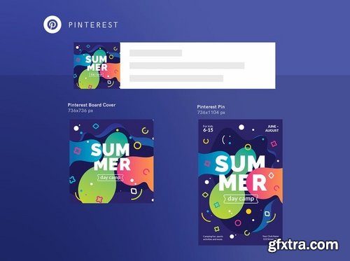 Summer Camp Social MediaPack,Banner and Flyer Templates