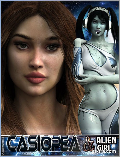 EJ Casiopea and Alien Girl for Genesis 3 Female