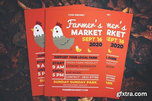 Simple Farmers Market Flyer