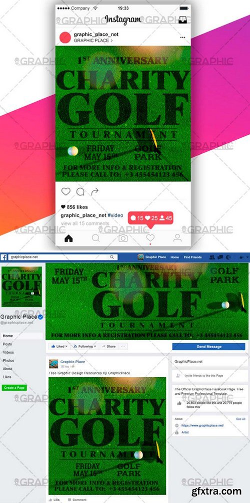 GOLF TOURNAMENT &ndash; SOCIAL MEDIA VIDEO TEMPLATE