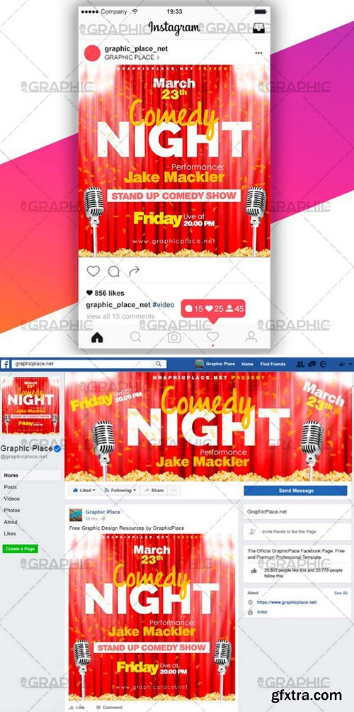 COMEDY NIGHT &ndash; SOCIAL MEDIA VIDEO TEMPLATE