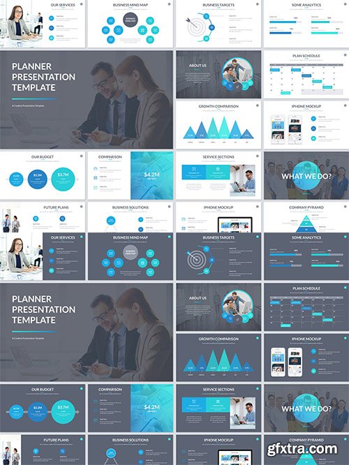 Planner Presentation PowerPoint Template