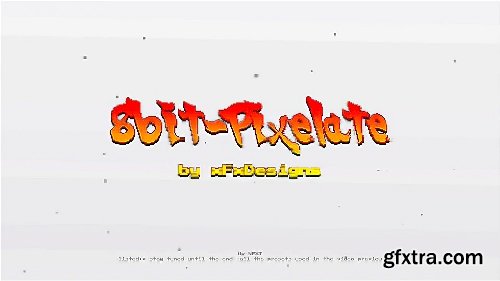 Videohive Arcade Text Maker 8bit Glitch Titles 20774500