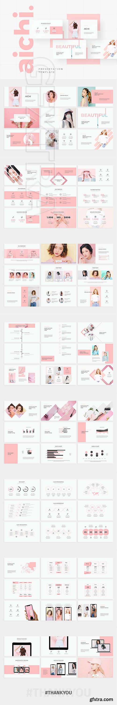 CreativeMarket - AICHI Powerpoint Template 2912145