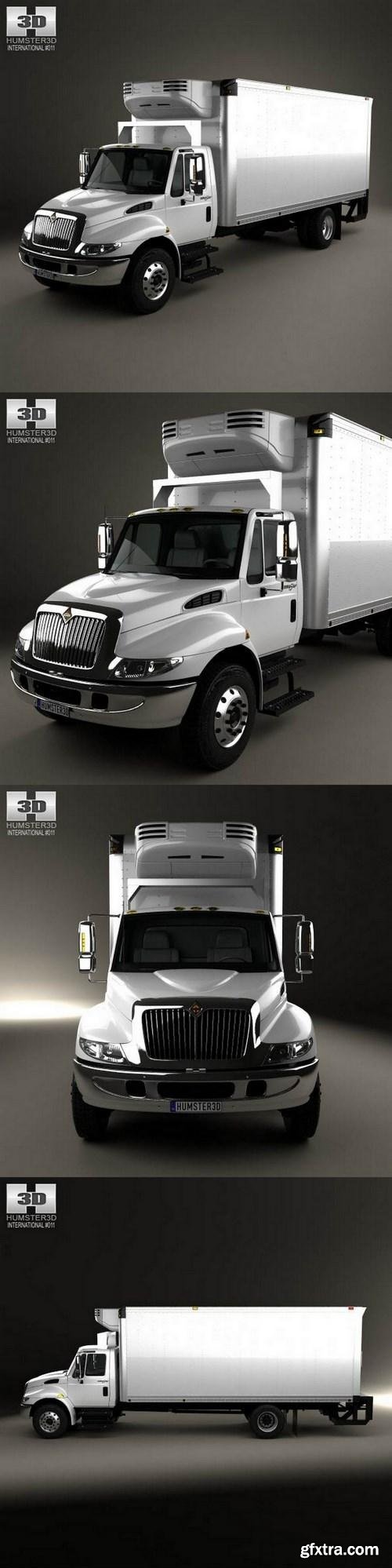 International Durastar Box Truck 2002 3D Model