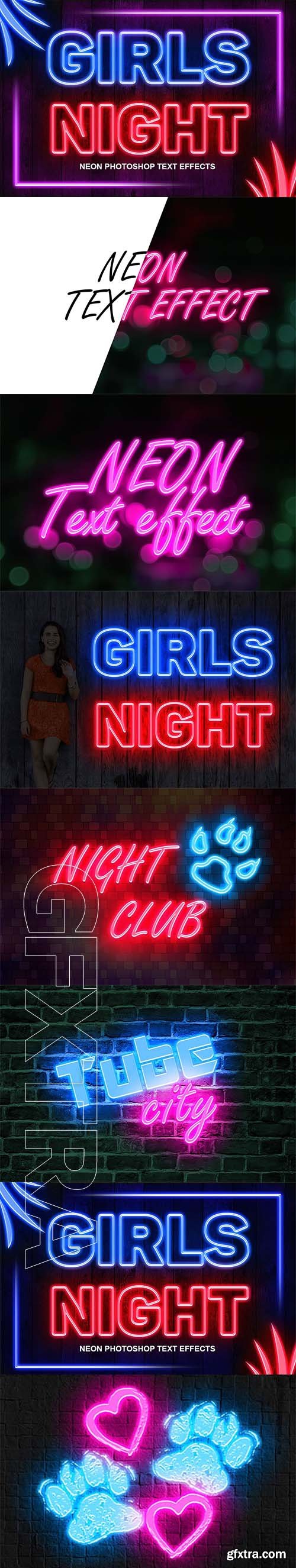 CreativeMarket - Neon Photoshop Action 2899529