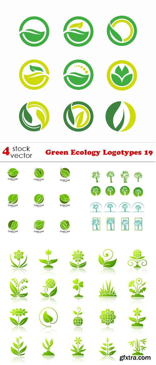 Vectors - Green Ecology Logotypes 19