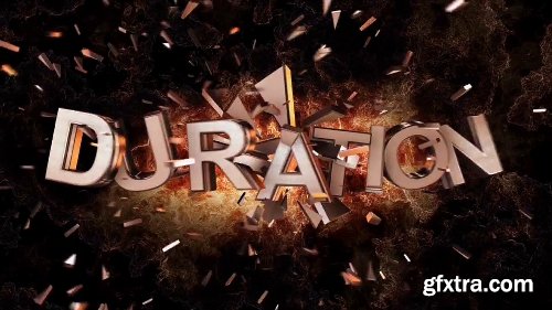 Videohive Dark Matter - Cinematic Colliding Titles 6845878