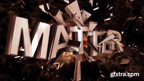 Videohive Dark Matter - Cinematic Colliding Titles 6845878