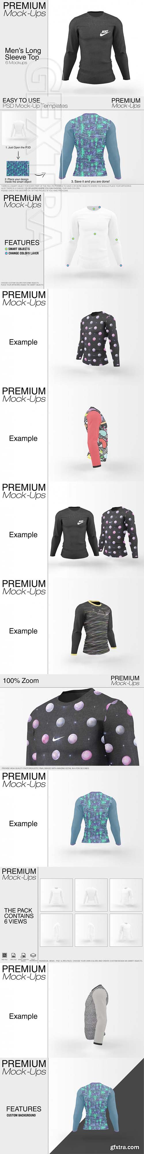 Long Sleeve Top Mockup Pack