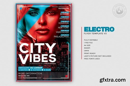 Electro Flyer Template V3